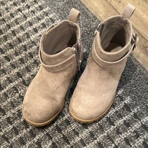 Old Navy Gray Ankle Boots with Strap